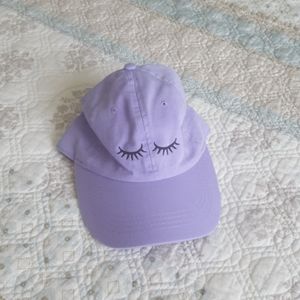 Women's Eyelash baseball hat nwt